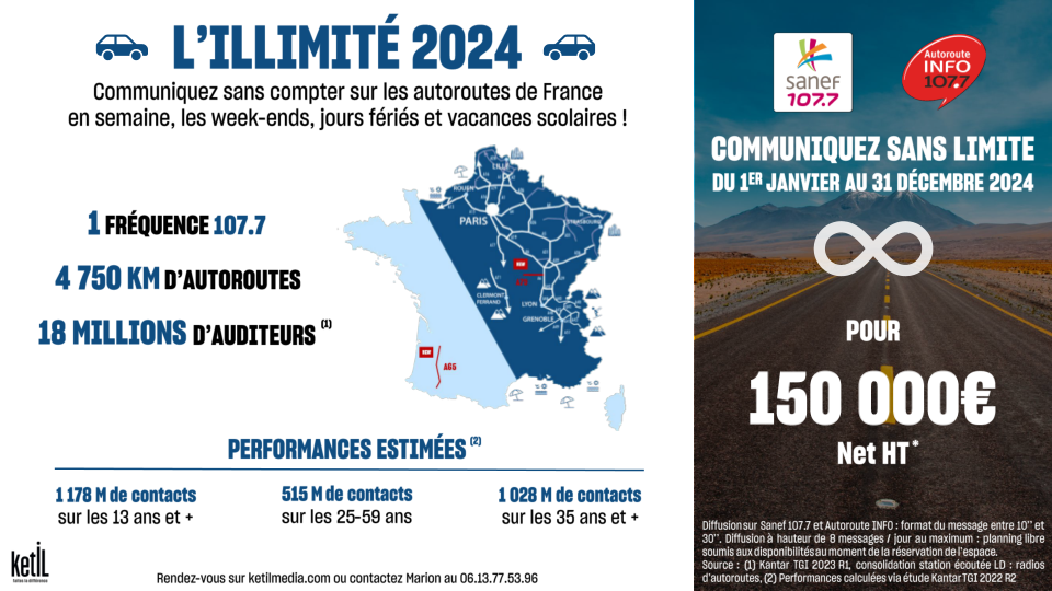 Offre illimité 2024 - radios d'autoroute